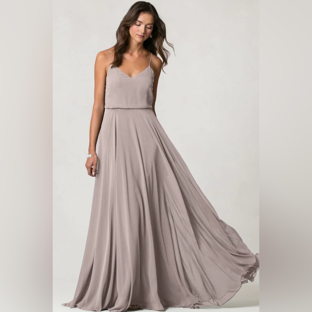 Jenny Yoo Inesse Dress in Pecan